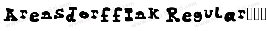ArensdorffInk Regular字体转换
